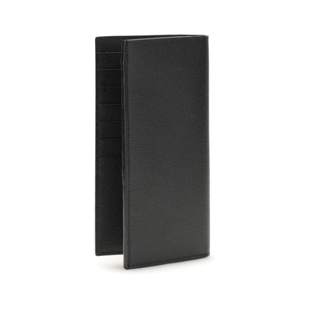 Saint Laurent Black Calf Leather Wallet