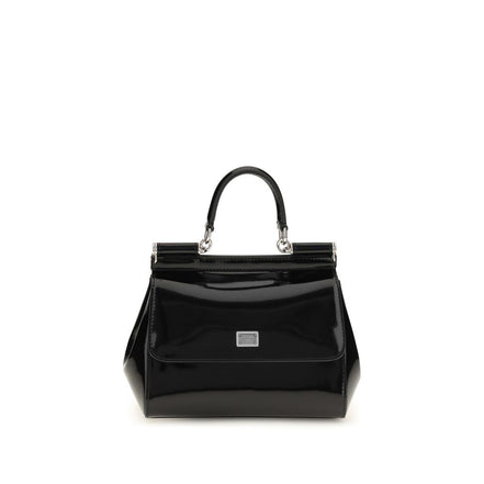 Dolce & Gabbana Black Calf Leather Handbag