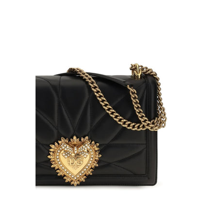 Dolce & Gabbana Black Lamb Shoulder Bag