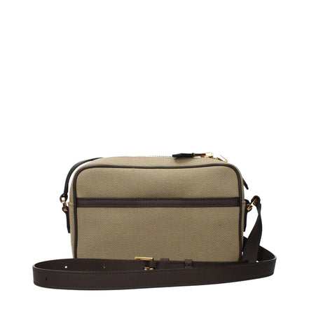 Tom Ford Beige Fabric Crossbody Bag