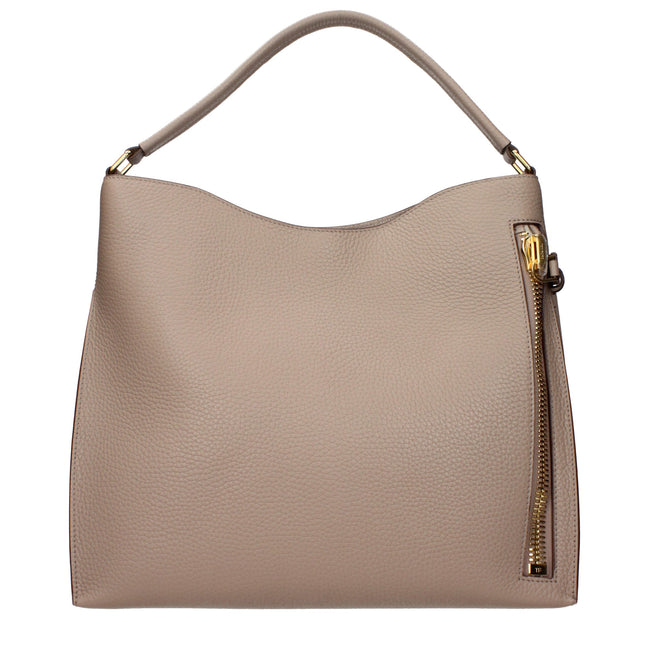 Tom Ford Beige Leather Handbag