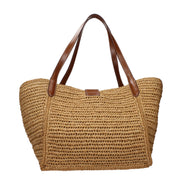 Tom Ford Beige Raffia Shoulder Bag