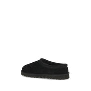 UGG Black Suede Leather Mules