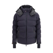 Moncler Grenoble Blue Polyamide Full-Length Jacket
