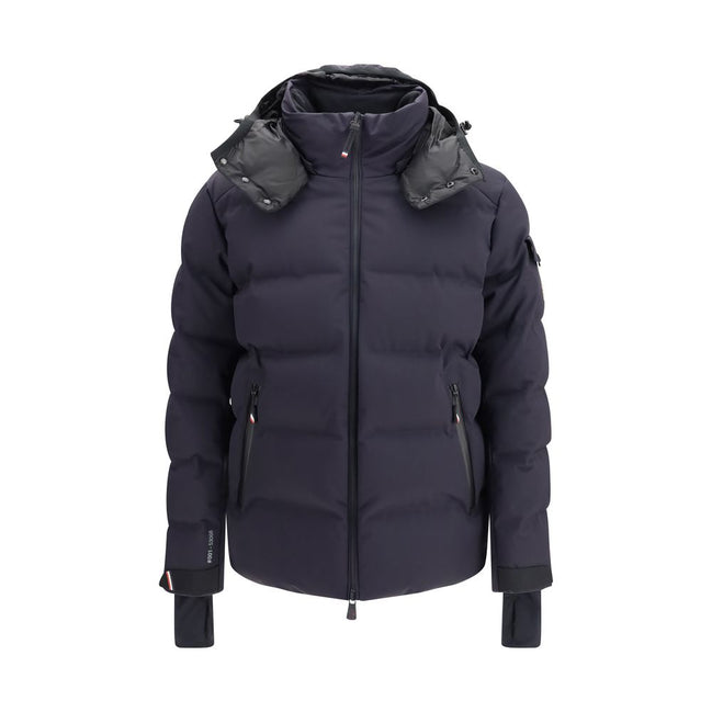 Moncler Grenoble Blue Polyamide Full-Length Jacket