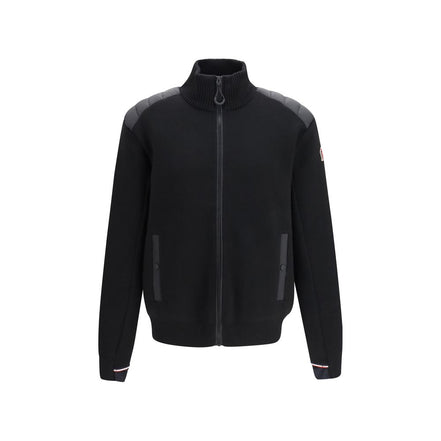 Moncler Grenoble Black Wool Cardigan