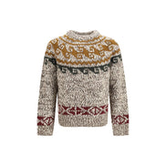 Moncler Grenoble Beige Wool Sweatshirt