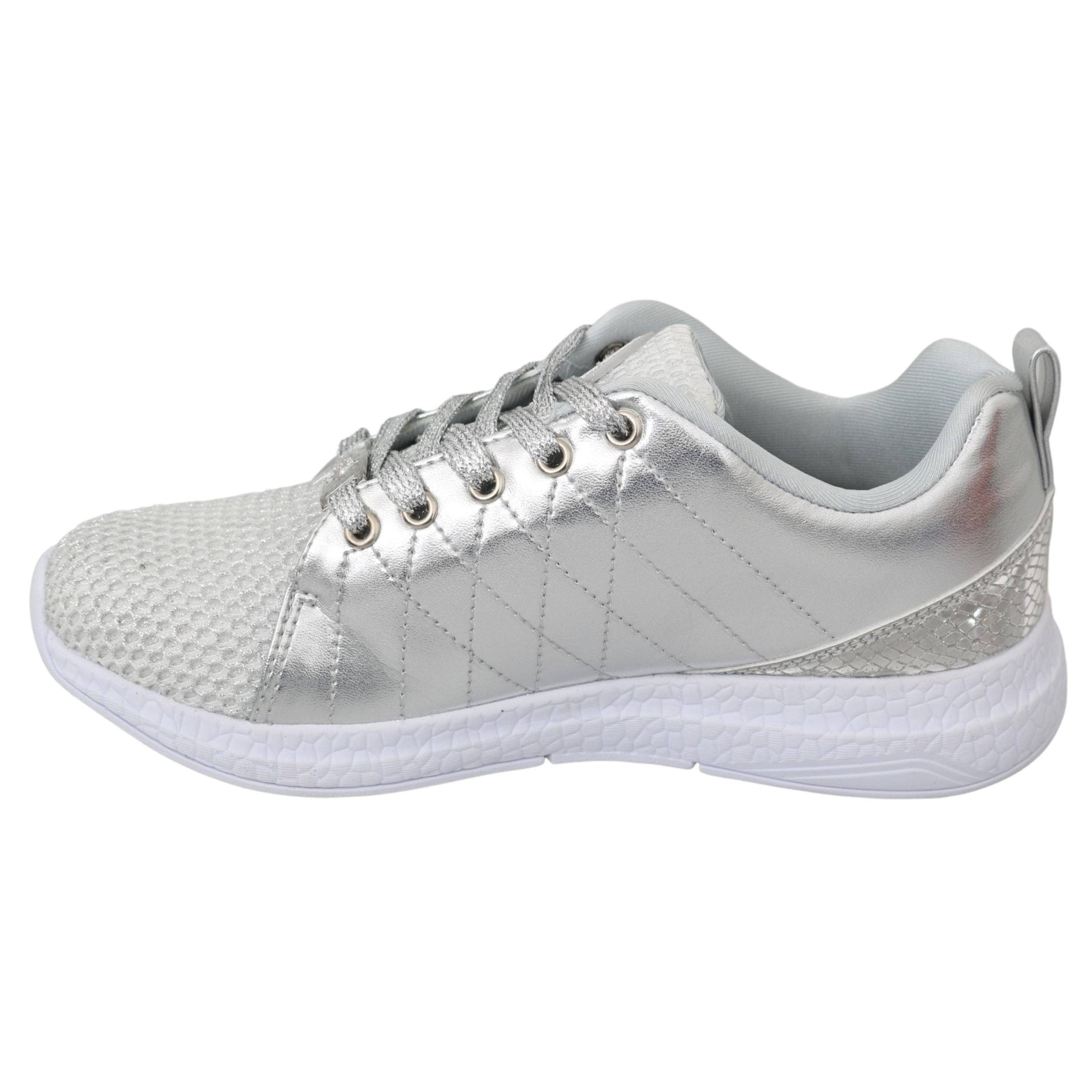 Philipp Plein Gisella Silver Sneakers