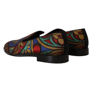 Chaussures Mocassins Jacquard Multicolore Couronne Dolce & Gabbana