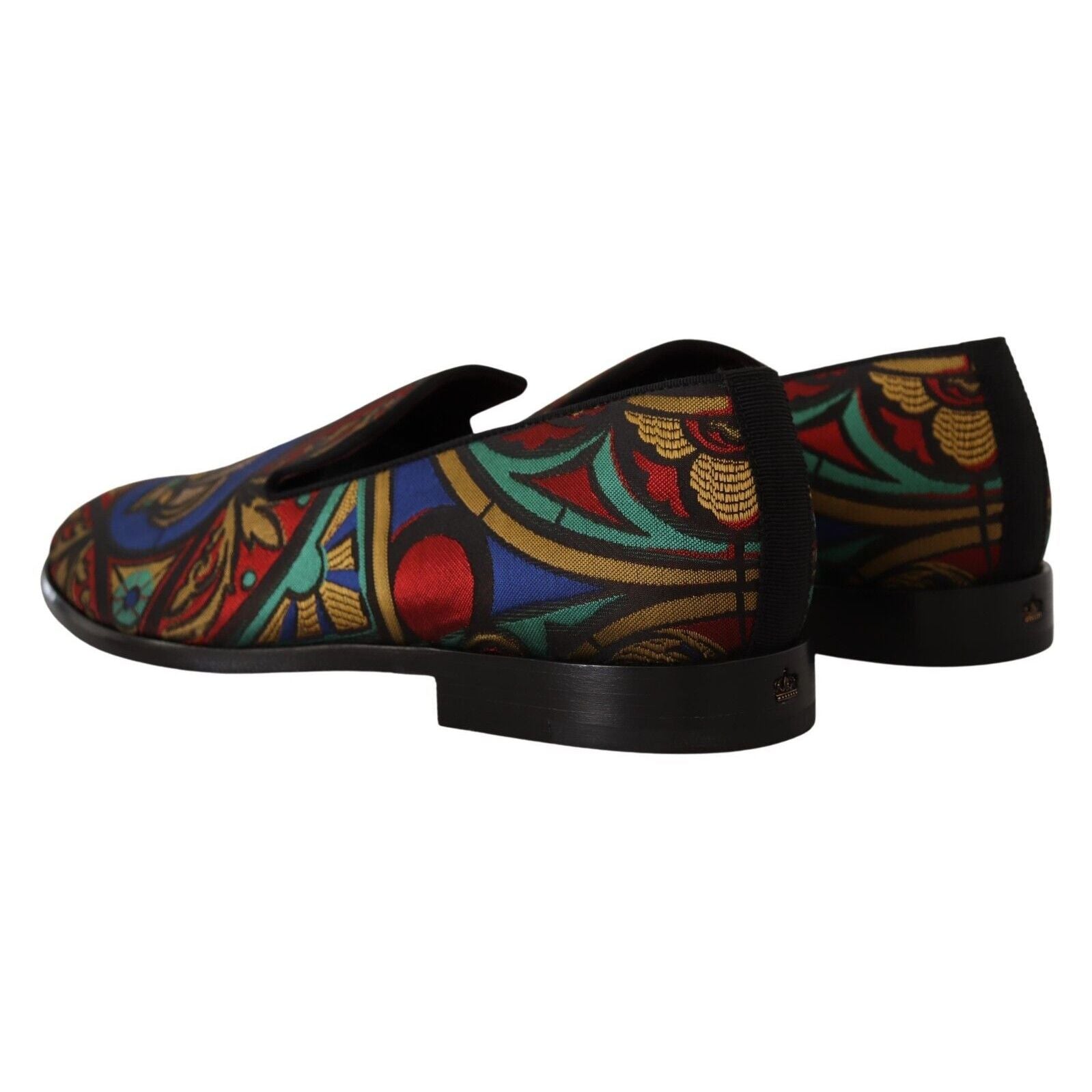 Chaussures Mocassins Jacquard Multicolore Couronne Dolce & Gabbana