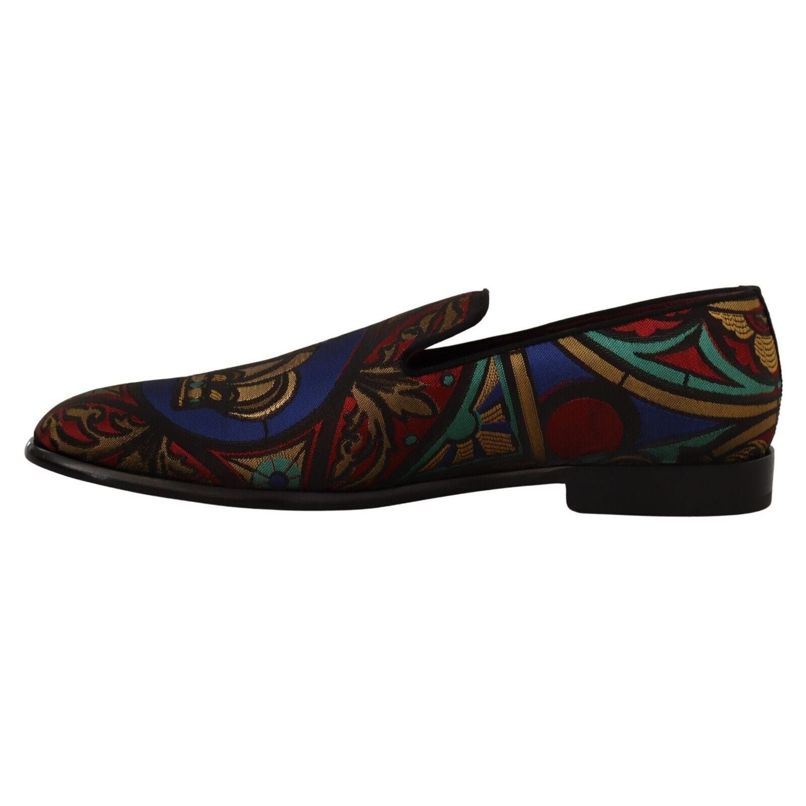 Chaussures Mocassins Jacquard Multicolore Couronne Dolce & Gabbana