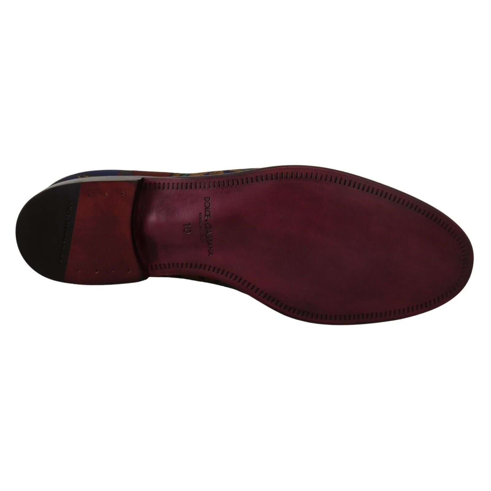 Chaussures Mocassins Jacquard Multicolore Couronne Dolce & Gabbana
