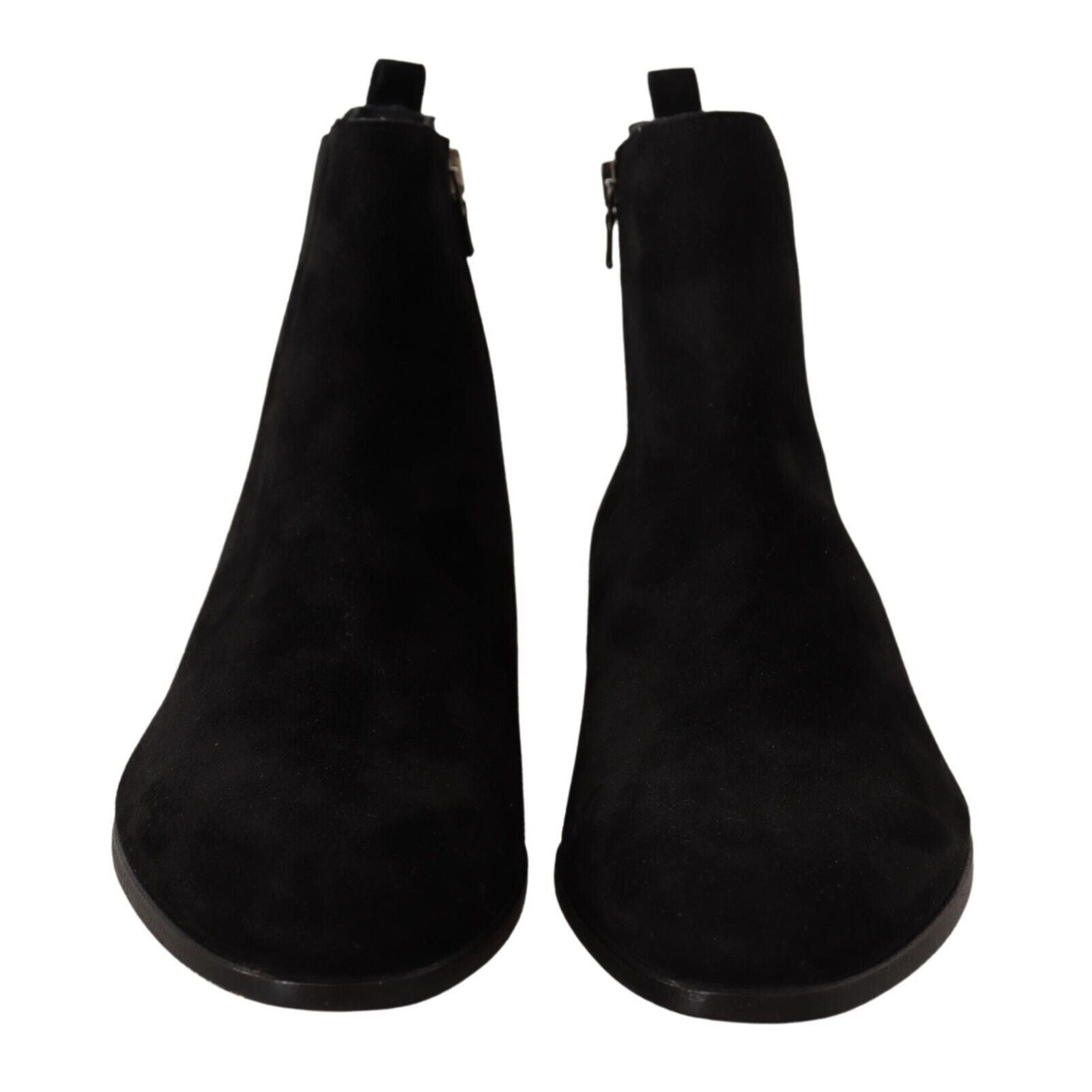 Dolce & Gabbana Black Suede Chelsea Boots