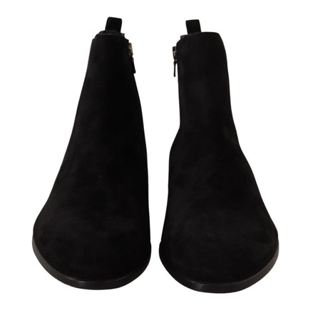 Bottes Chelsea homme Dolce & Gabbana en daim et cuir noirs