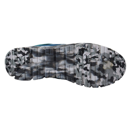 Sneakers basse sportive in pelle grigio-blu Dolce & Gabbana