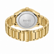 Montre de soirée Hugo Boss en acier inoxydable doré