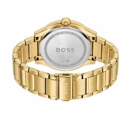 Orologio elegante Hugo Boss in acciaio inossidabile dorato