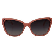 Lunettes de soleil Dolce & Gabbana DG4124 en acétate rose avec étoiles