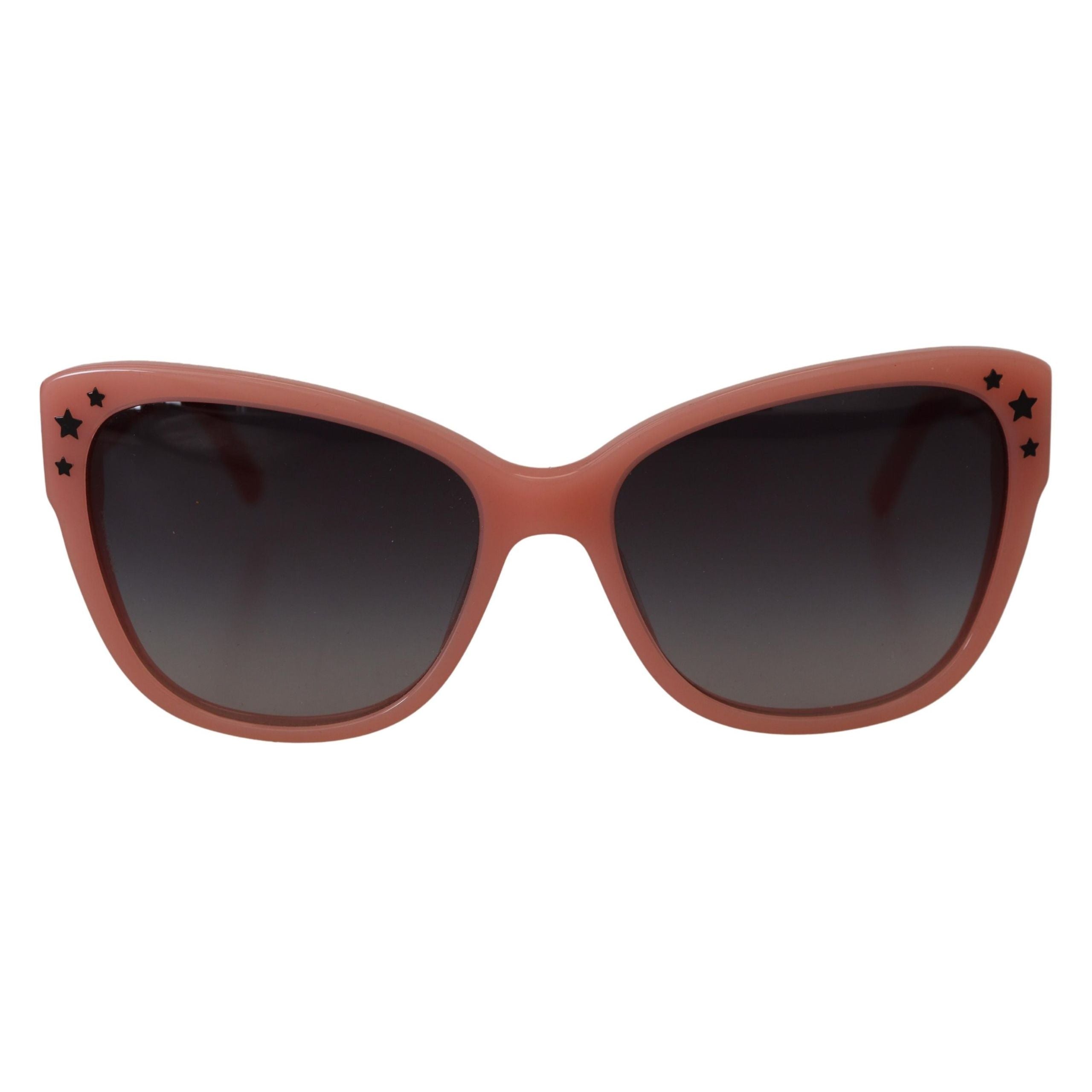 Lunettes de soleil Dolce & Gabbana DG4124 en acétate rose avec étoiles