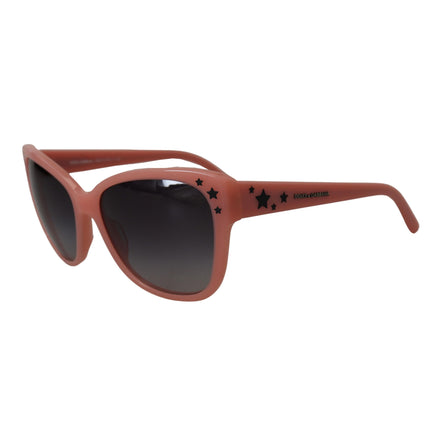 Lunettes de soleil Dolce & Gabbana DG4124 en acétate rose avec étoiles