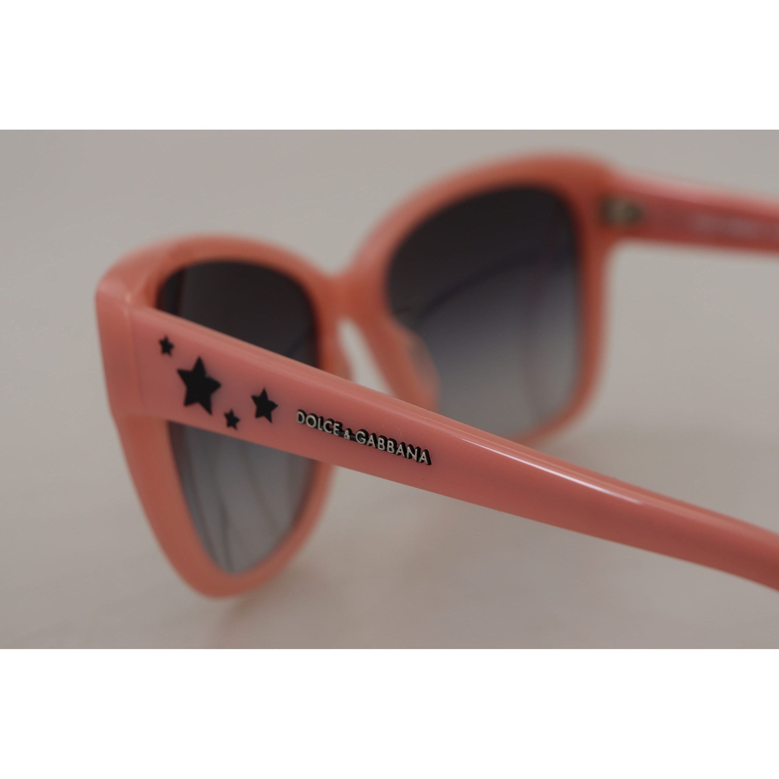 Lunettes de soleil Dolce & Gabbana DG4124 en acétate rose avec étoiles