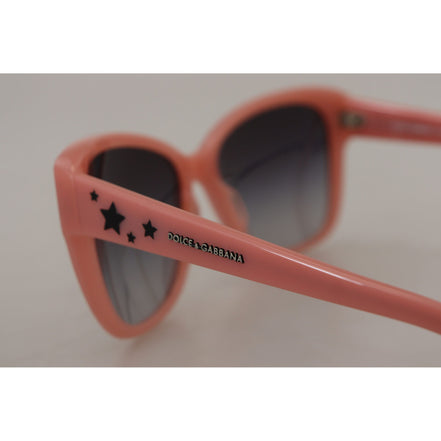 Lunettes de soleil Dolce & Gabbana DG4124 en acétate rose avec étoiles