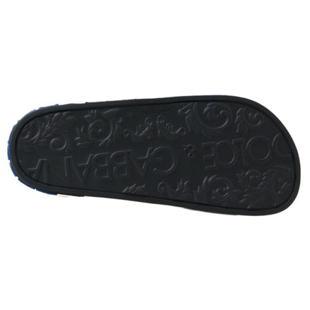 Dolce & Gabbana Sandales Tongs Noires Plage Saint Barth