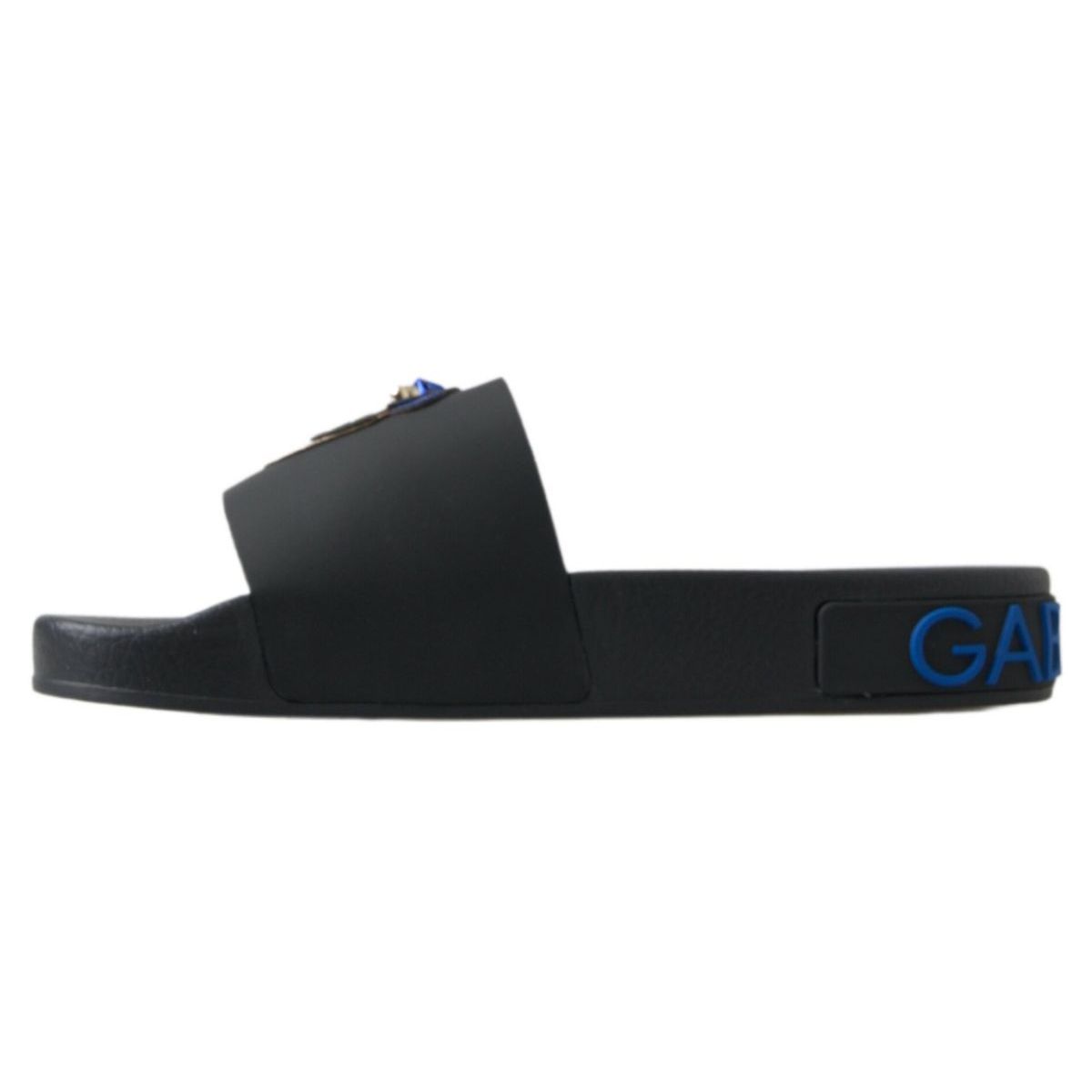 Dolce & Gabbana Sandales Tongs Noires Plage Saint Barth