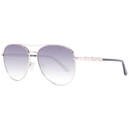 Lunettes de soleil Guess en métal or rose
