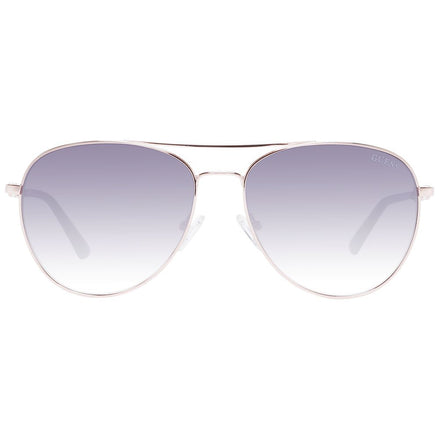 Lunettes de soleil Guess en métal or rose