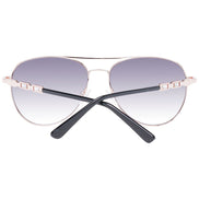 Lunettes de soleil Guess en métal or rose