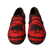Mocassins pantoufles Torero rouges et noirs Dolce & Gabbana Chaussures Homme