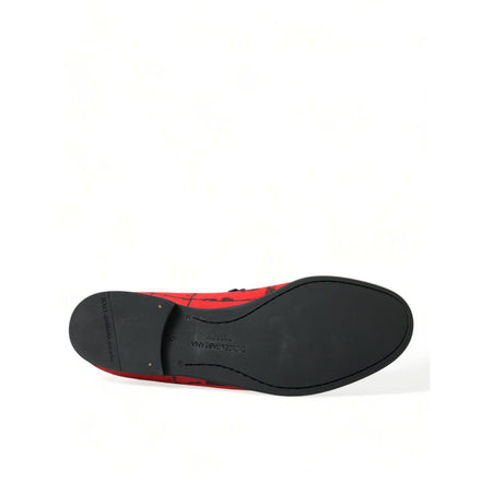 Mocassins pantoufles Torero rouges et noirs Dolce & Gabbana Chaussures Homme