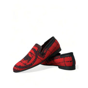 Mocassins pantoufles Torero rouges et noirs Dolce & Gabbana Chaussures Homme