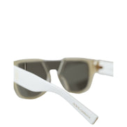 Dolce & Gabbana Occhiali da Sole DG4356 in Acetato Bianco con Lenti a Specchio