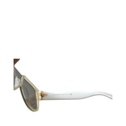 Dolce & Gabbana Occhiali da Sole DG4356 in Acetato Bianco con Lenti a Specchio