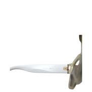 Dolce & Gabbana Occhiali da Sole DG4356 in Acetato Bianco con Lenti a Specchio