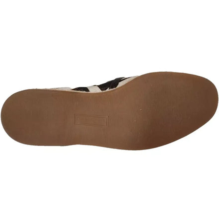 Chaussures Espadrilles Slip-On Rayées Noires et Blanches Dolce & Gabbana