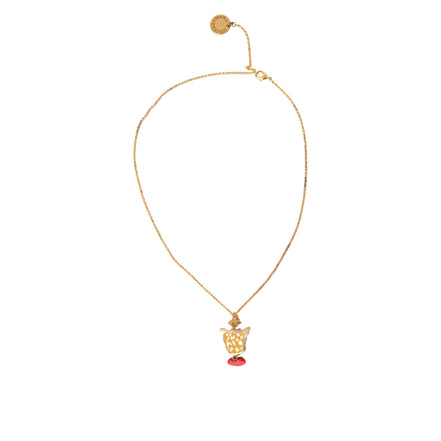Collier pendentif Dolce & Gabbana en laiton doré avec breloque cœur pour chien