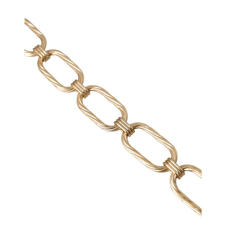 Collana Dolce & Gabbana in ottone color oro a catena a maglie grandi