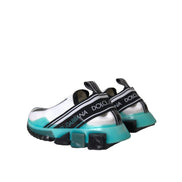Chaussures Baskets Sorrento Noires Blanches Bleues Dolce & Gabbana