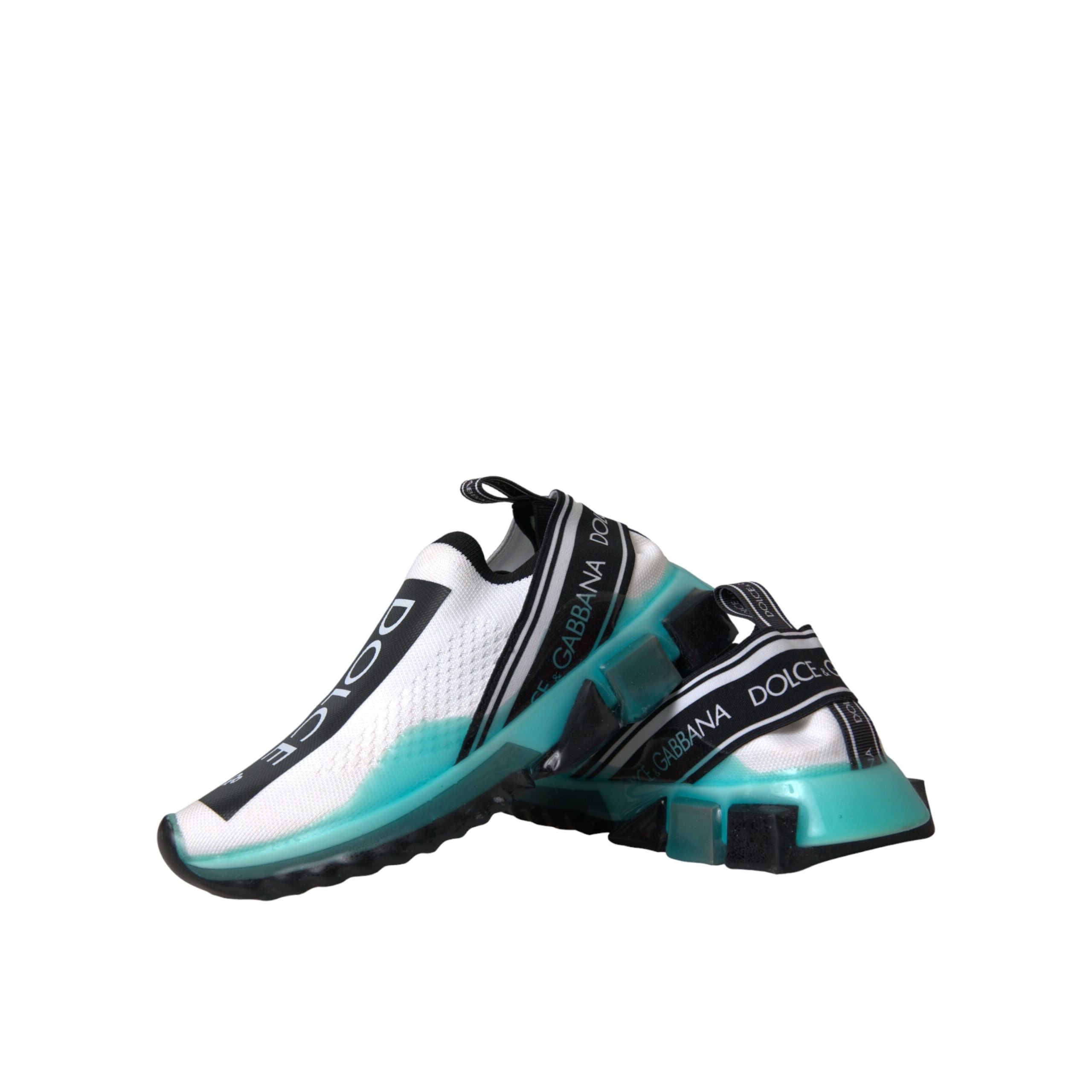 Chaussures Baskets Sorrento Noires Blanches Bleues Dolce & Gabbana
