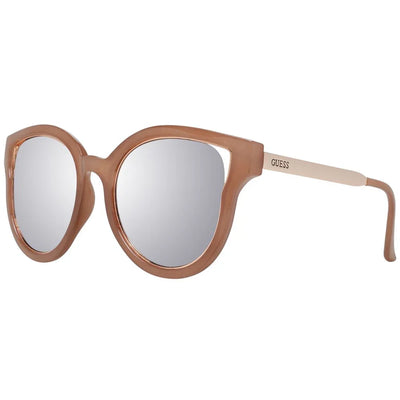 Lunettes de soleil Guess en métal et plastique marron