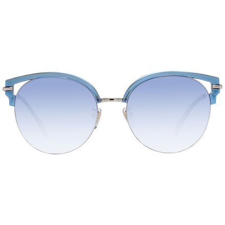 Lunettes de soleil Police en métal bleu et plastique