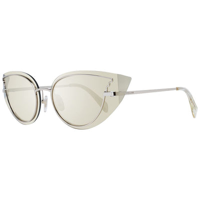 Lunettes de soleil Police en métal doré et plastique