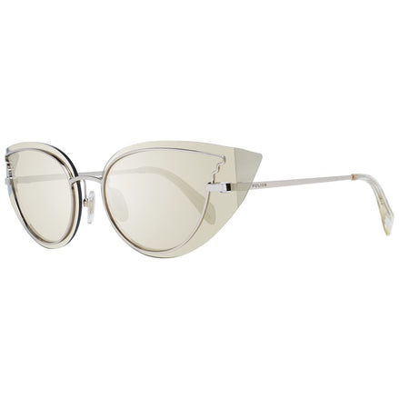 Lunettes de soleil Police en métal doré et plastique