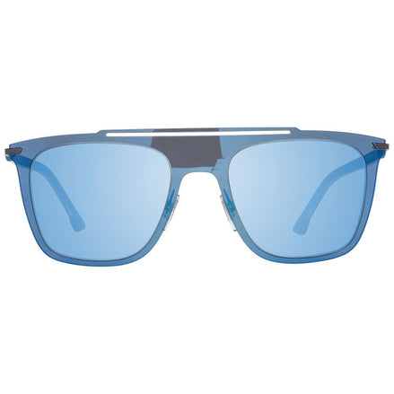 Lunettes de soleil Police en métal bleu et plastique