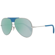 Occhiali da sole in plastica blu Police