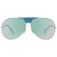 Occhiali da sole in plastica blu Police