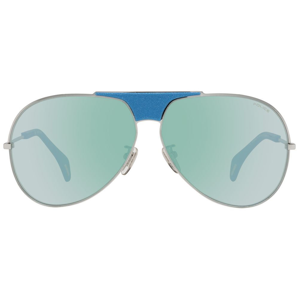 Occhiali da sole in plastica blu Police